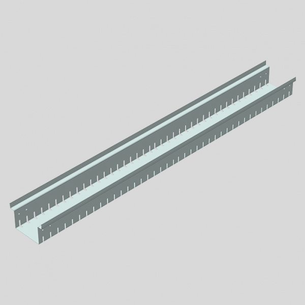 Лоток дренажный Steel-Lite-DN100 для террас и плоских кровель проходной высотой 30-100 мм из нержавеющей стали